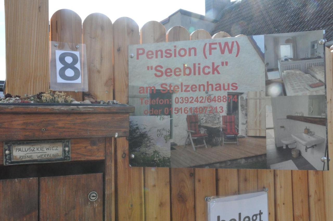 Pension "Seeblick" Am Stelzenhaus Dornburg  ภายนอก รูปภาพ